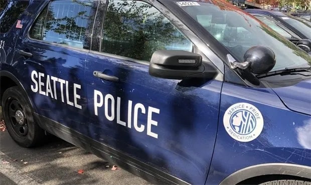Seattle Police car - United Police Fund