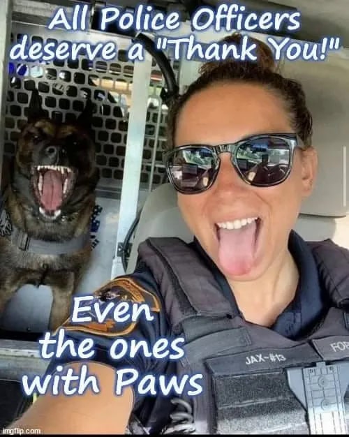 Police Dog - Police Woman - United Police Fund